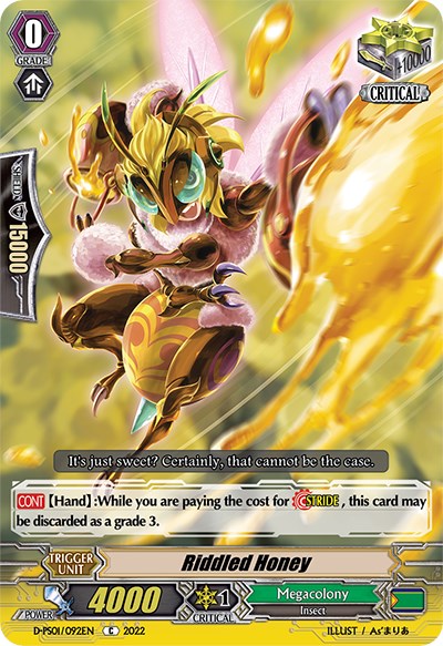Image of Riddled Honey (D-PS01/092EN) [P Clan Collection 2022]