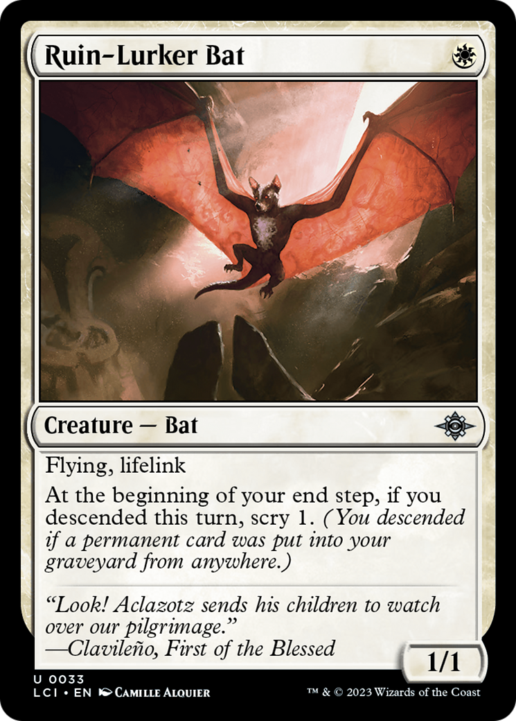 Image of Ruin-Lurker Bat [The Lost Caverns of Ixalan]