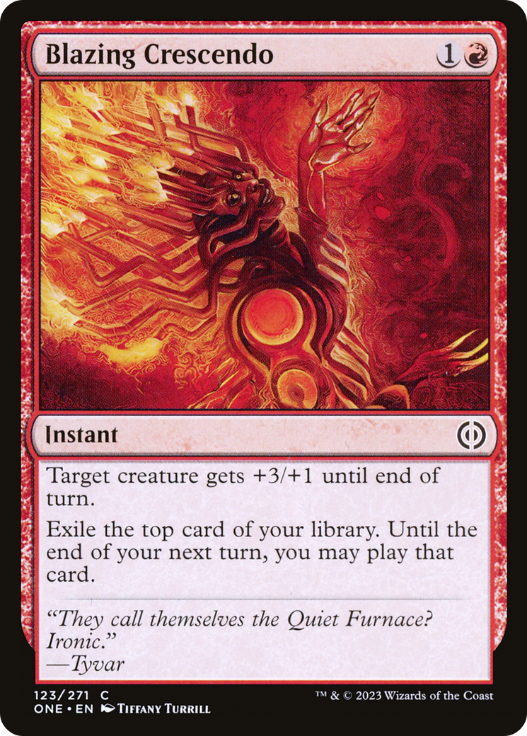 Image of Blazing Crescendo [Phyrexia: All Will Be One]