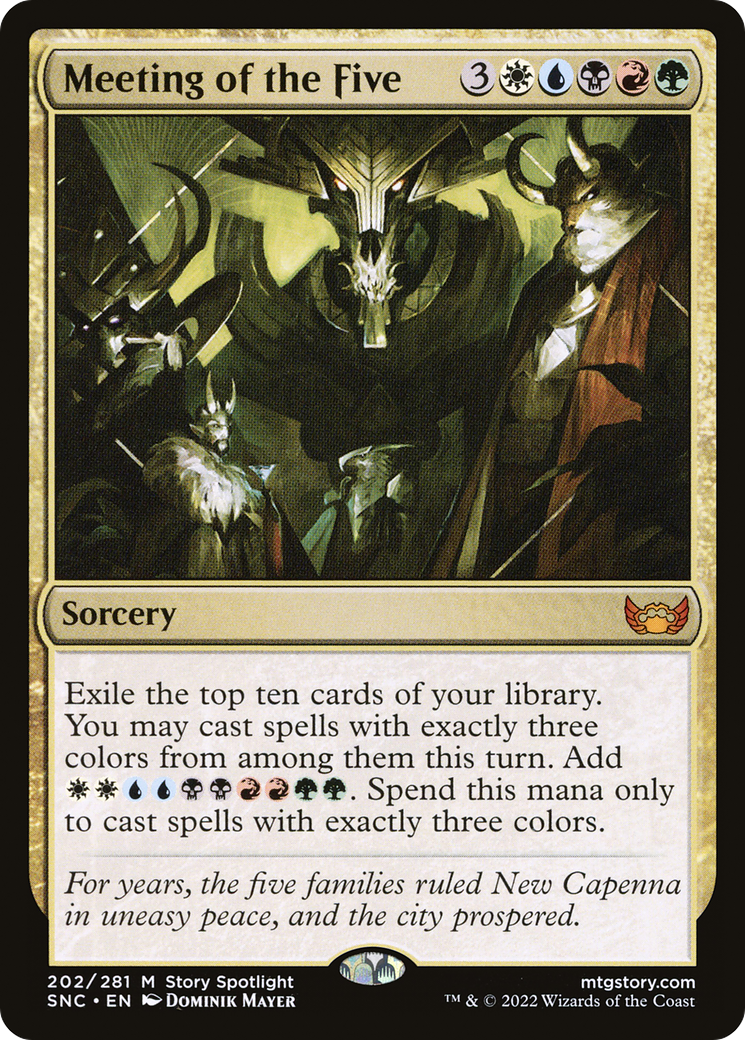 Image of Meeting of the Five [Streets of New Capenna]
