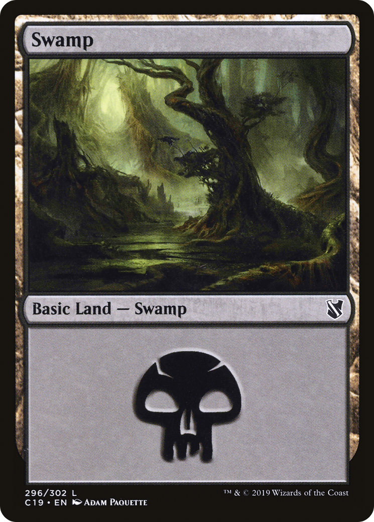 Image of Swamp (296) [Commander 2019]