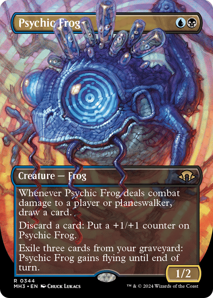 Image of Psychic Frog (Borderless) [Modern Horizons 3]