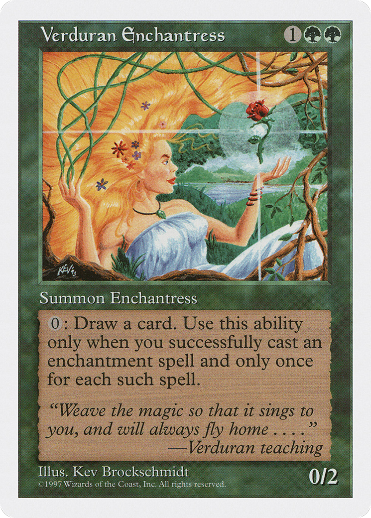 Image of Verduran Enchantress [Fifth Edition]