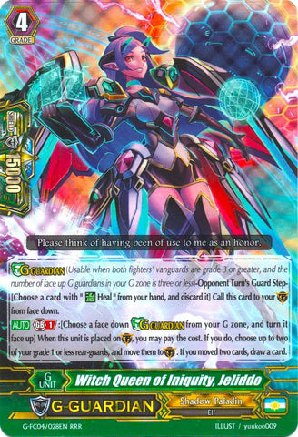 Witch Queen of Iniquity, Jeliddo (G-FC04/028EN) [Fighters Collection 2017]