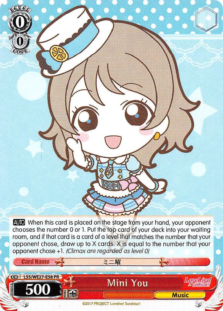 Image of Mini You (LSS/WE27-E58 PR) (Promo) [Love Live! Sunshine!! Extra Booster]
