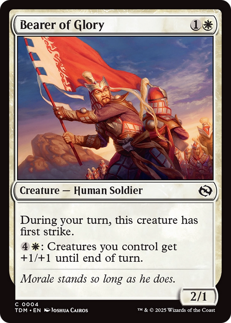 Image of Bearer of Glory [Tarkir: Dragonstorm]