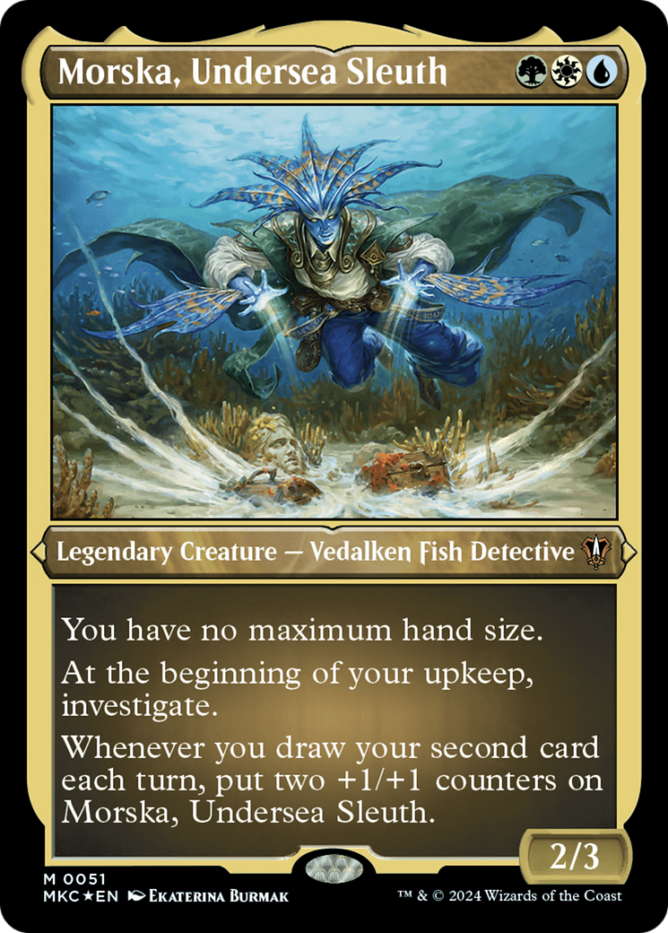 Image of Morska, Undersea Sleuth (Display Commander) [Murders at Karlov Manor Commander]