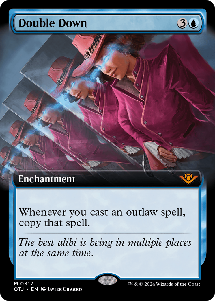 Image of Double Down (Extended Art) [Outlaws of Thunder Junction]