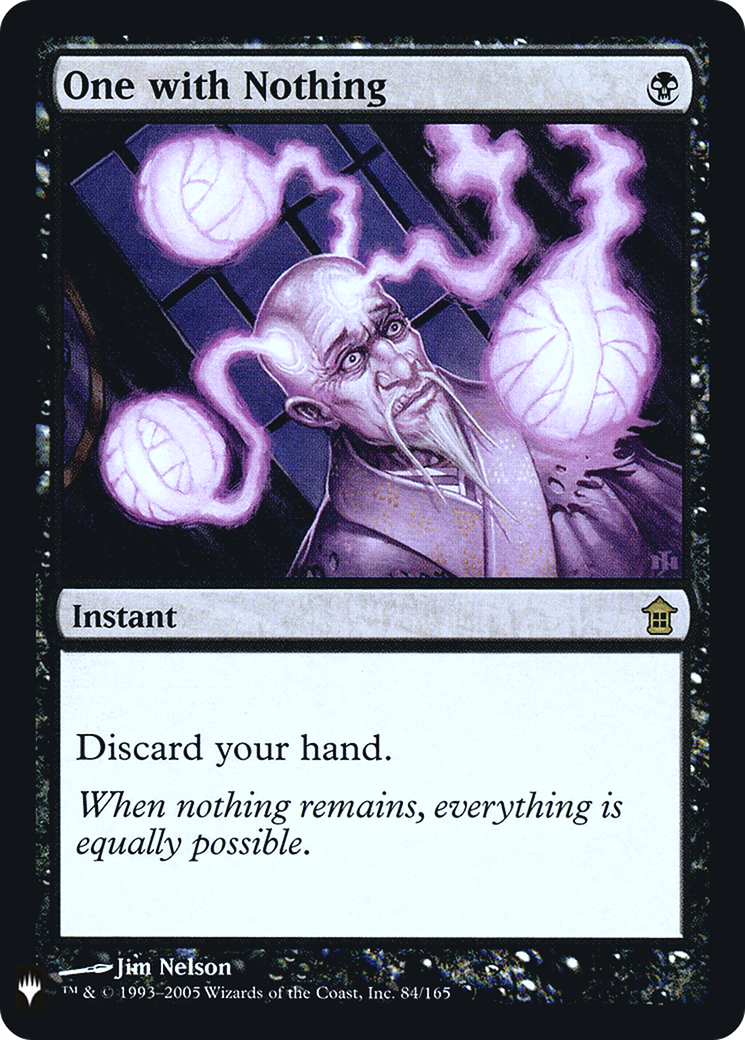 Image of One with Nothing [Mystery Booster]