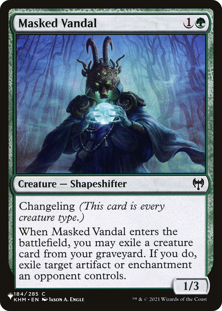 Image of Masked Vandal [The List]