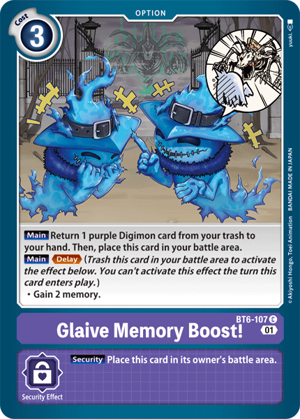 Image of Glaive Memory Boost! [BT6-107] [Double Diamond]