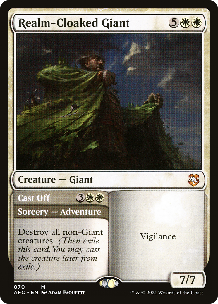 Image of Realm-Cloaked Giant // Cast Off [Dungeons & Dragons: Adventures in the Forgotten Realms Commander]