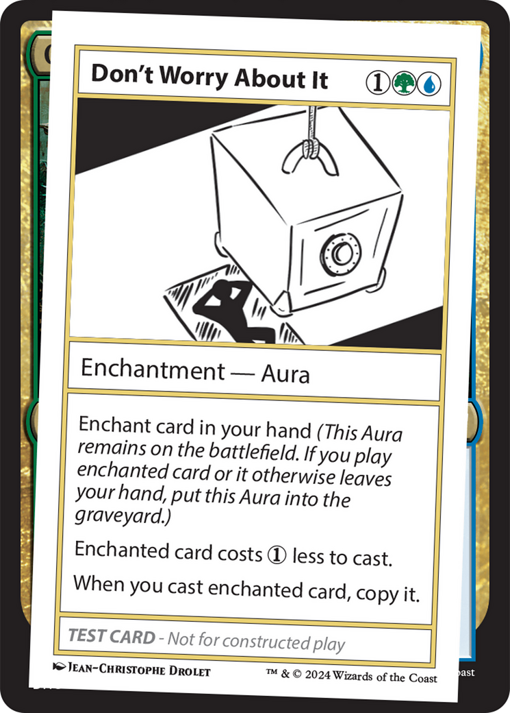 Image of Don't Worry About It [Mystery Booster 2 Playtest Cards]