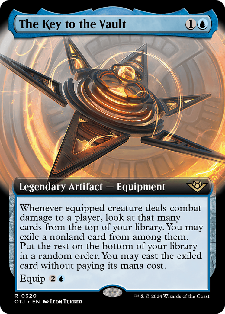 Image of The Key to the Vault (Extended Art) [Outlaws of Thunder Junction]