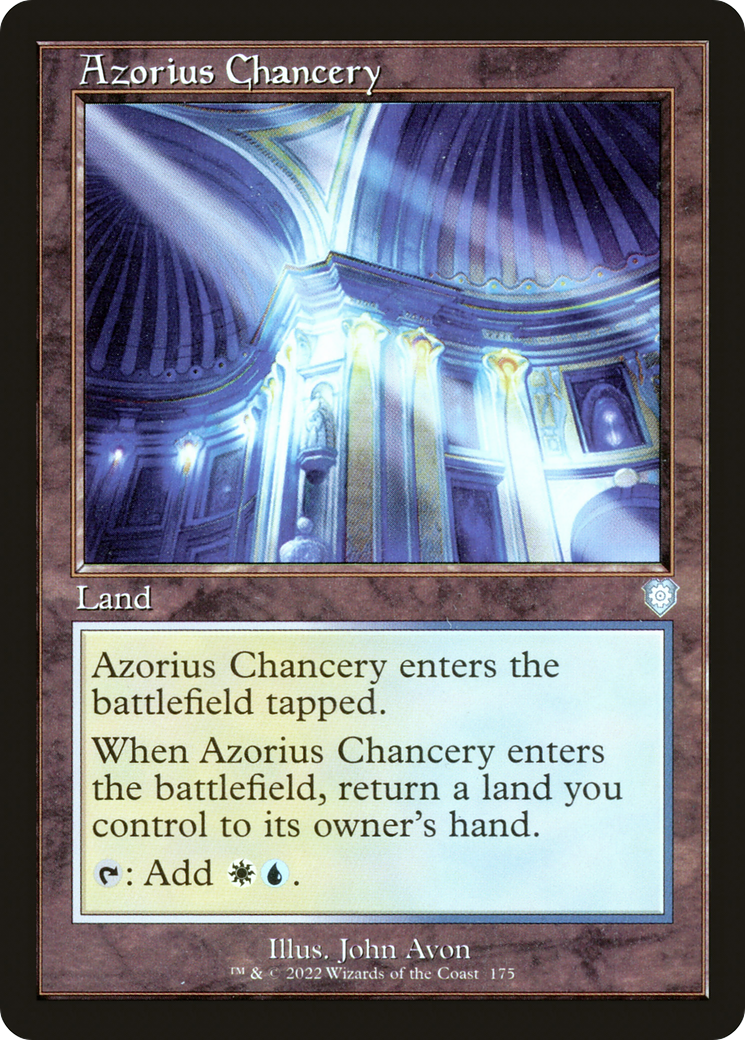 Image of Azorius Chancery (Retro) [The Brothers' War Commander]