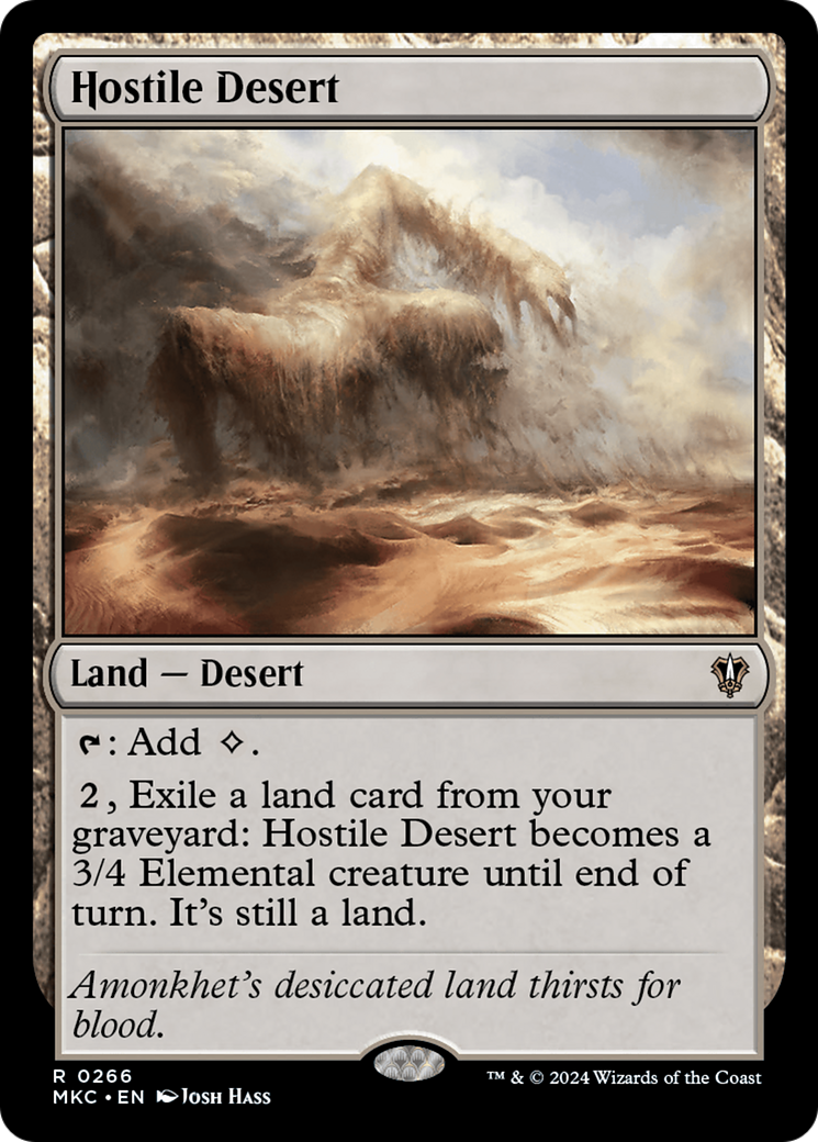 Image of Hostile Desert [Murders at Karlov Manor Commander]