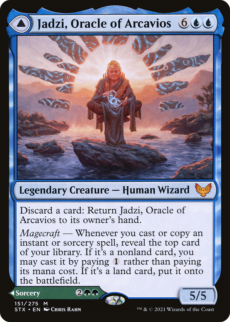 Image of Jadzi, Oracle of Arcavios // Journey to the Oracle [Strixhaven: School of Mages]