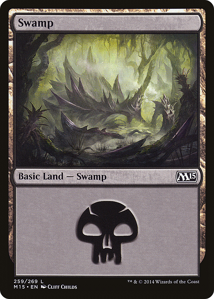 Image of Swamp (259) [Magic 2015]