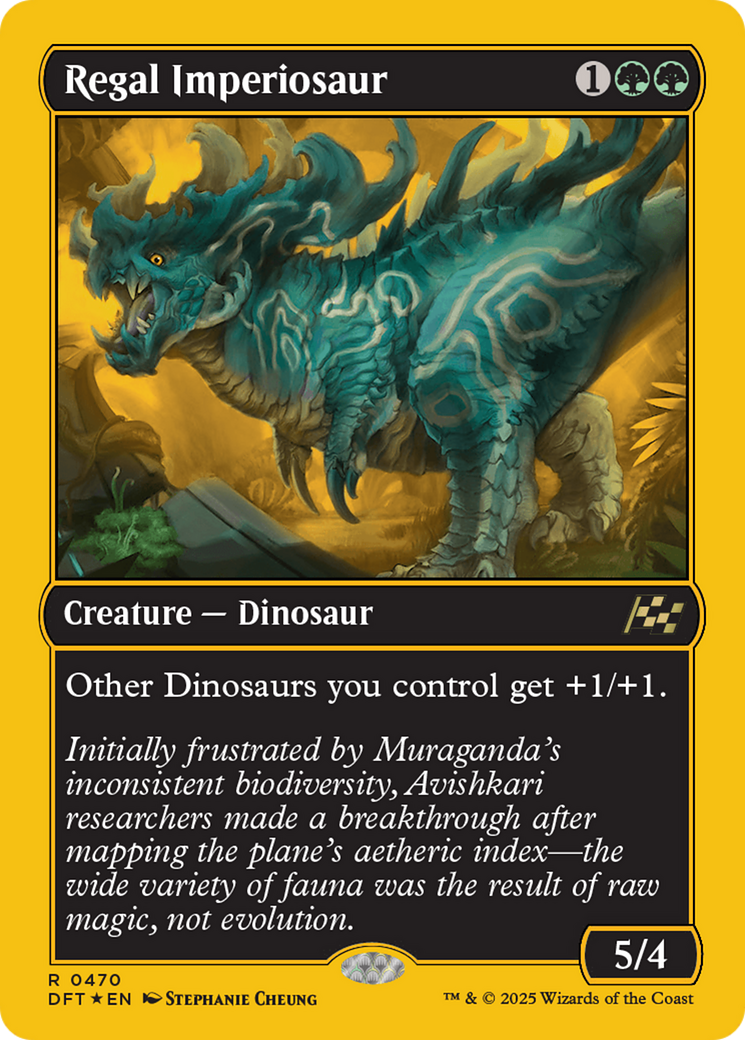 Image of Regal Imperiosaur (First-Place Foil) [Aetherdrift]