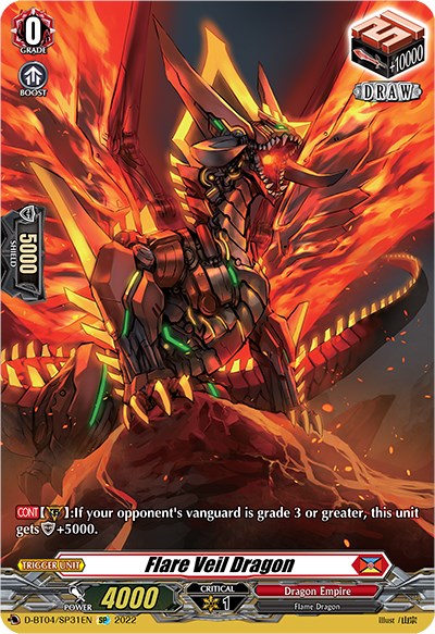 Image of Flare Veil Dragon (D-BT04/SP31EN) [Awakening of Chakrabarthi]