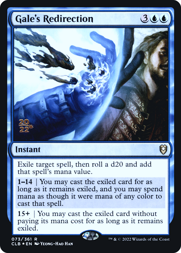 Image of Gale's Redirection [Commander Legends: Battle for Baldur's Gate Prerelease Promos]
