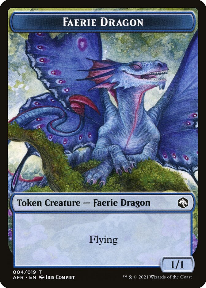 Image of Spider // Faerie Dragon Double-Sided Token [Dungeons & Dragons: Adventures in the Forgotten Realms Tokens]