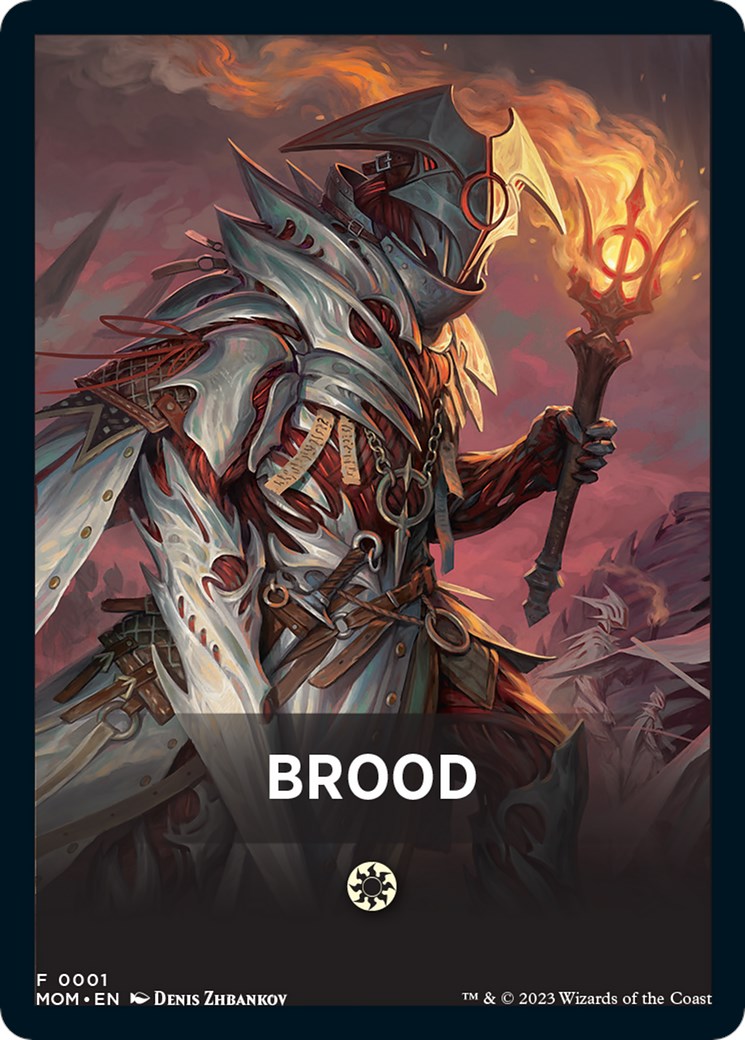 Image of Brood Theme Card [March of the Machine Tokens]