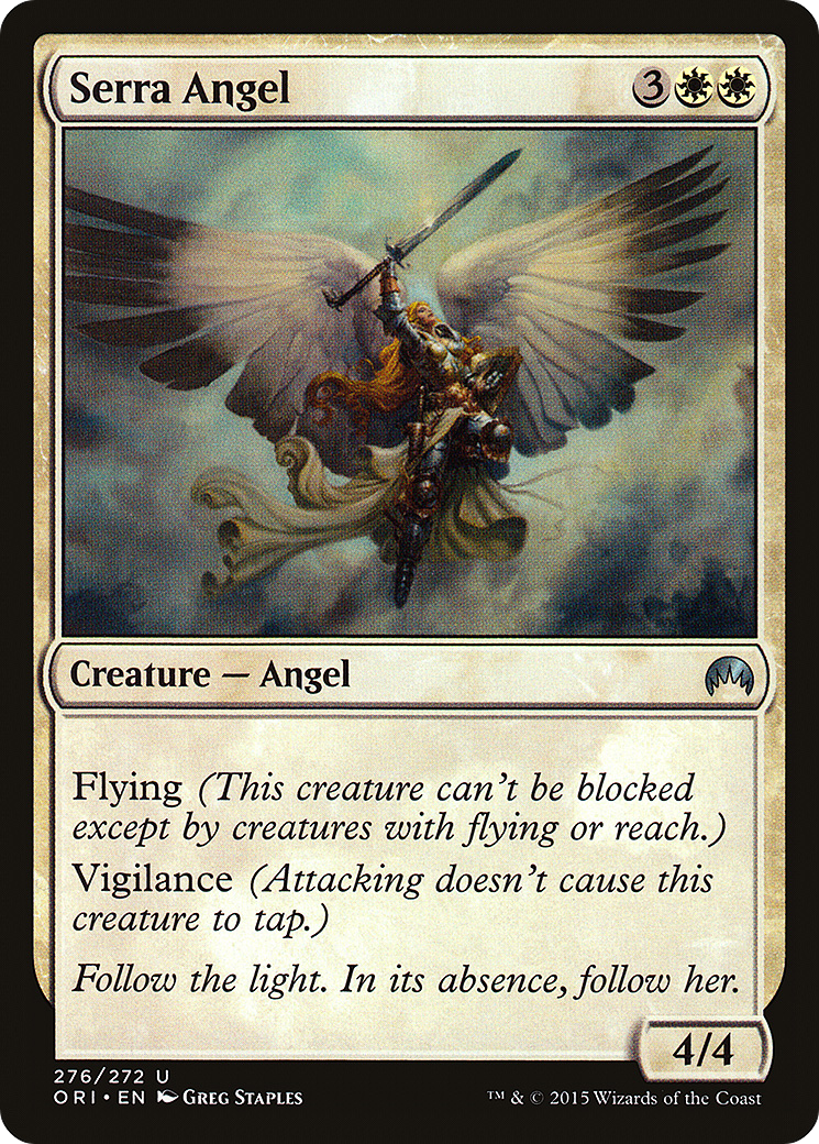 Image of Serra Angel (ORI-276) - Magic Origins Foil