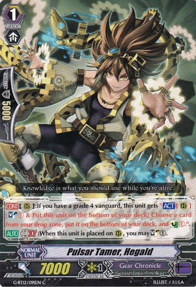 Image of Pulsar Tamer, Hegald (G-BT12/091EN) [Dragon King's Awakening]