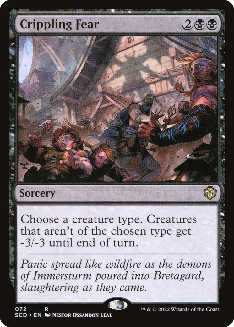 Image of Crippling Fear [Starter Commander Decks]