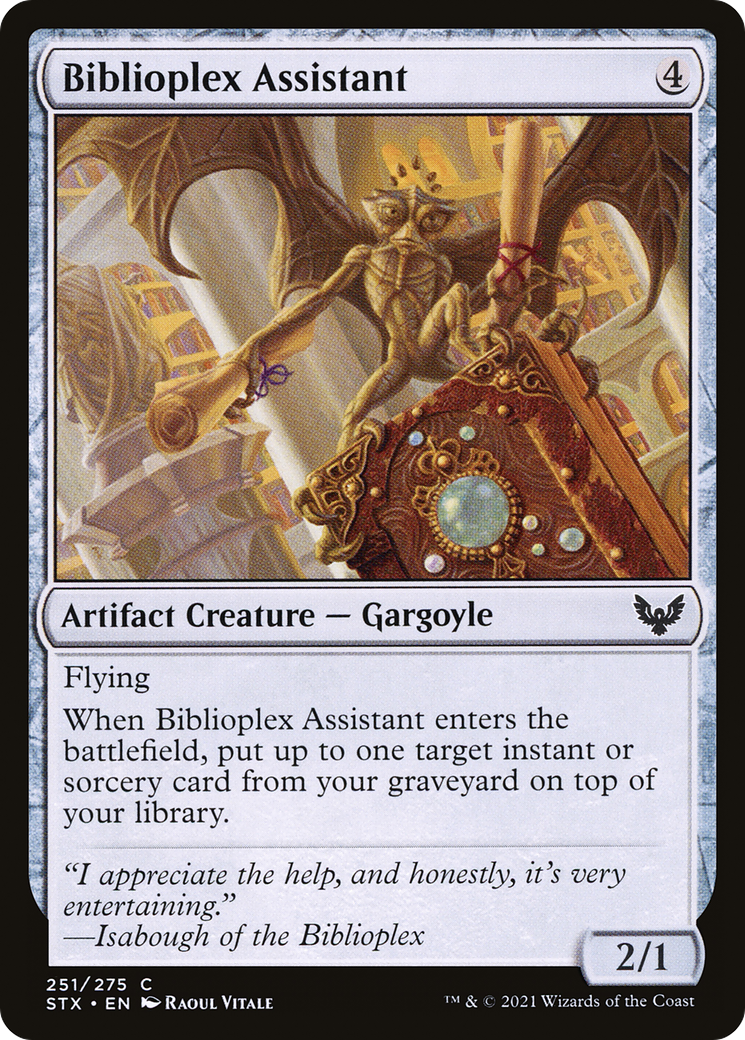 Image of Biblioplex Assistant [Strixhaven: School of Mages]