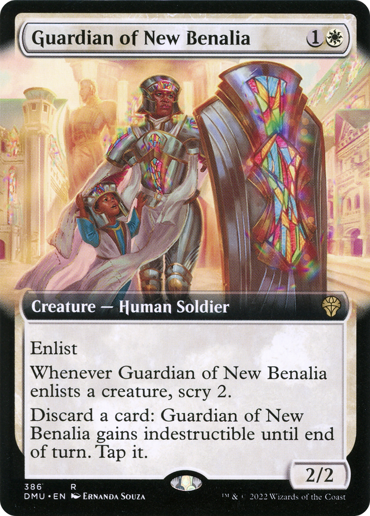 Image of Guardian of New Benalia (Extended Art) [Dominaria United]