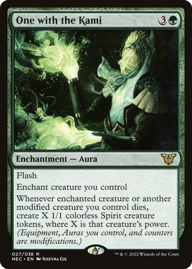Image of One with the Kami [Kamigawa: Neon Dynasty Commander]