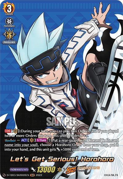 Image of Let's Get Serious! Horohoro (D-TB03/SKR009EN) [Shaman King]