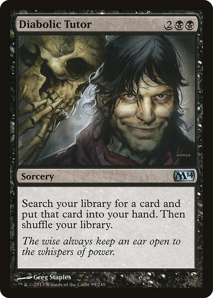 Image of Diabolic Tutor [Magic 2014]