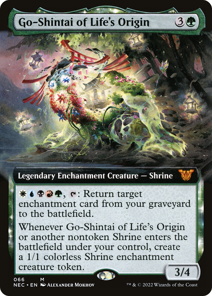 Image of Go-Shintai of Life's Origin (Extended Art) [Kamigawa: Neon Dynasty Commander]