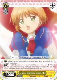 Image of Sakura: Elemetary School Play (CCS/WX01-026 C) [Cardcaptor Sakura: Clear Card]