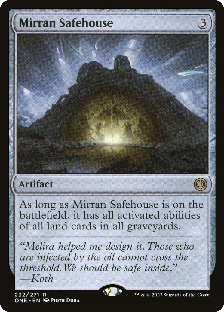 Image of Mirran Safehouse [Phyrexia: All Will Be One]