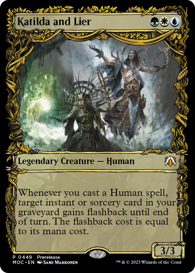 Image of Katilda and Lier (Showcase Planar Booster Fun) [March of the Machine Commander Prerelease Promos]