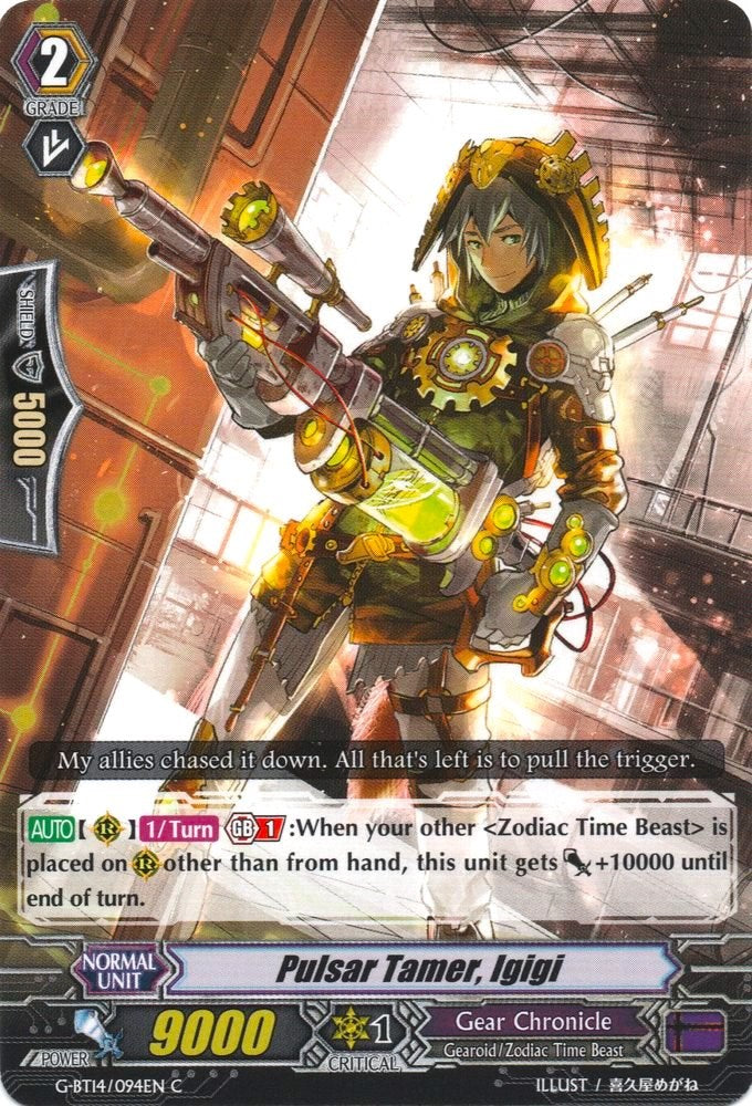 Image of Pulsar Tamer, Igigi (G-BT14/094EN) [Divine Dragon Apocrypha]