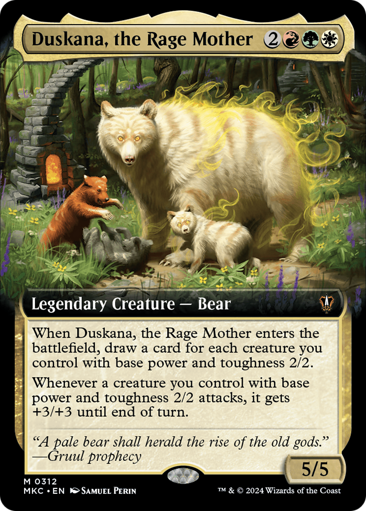 Image of Duskana, the Rage Mother (Extended Art) [Murders at Karlov Manor Commander]