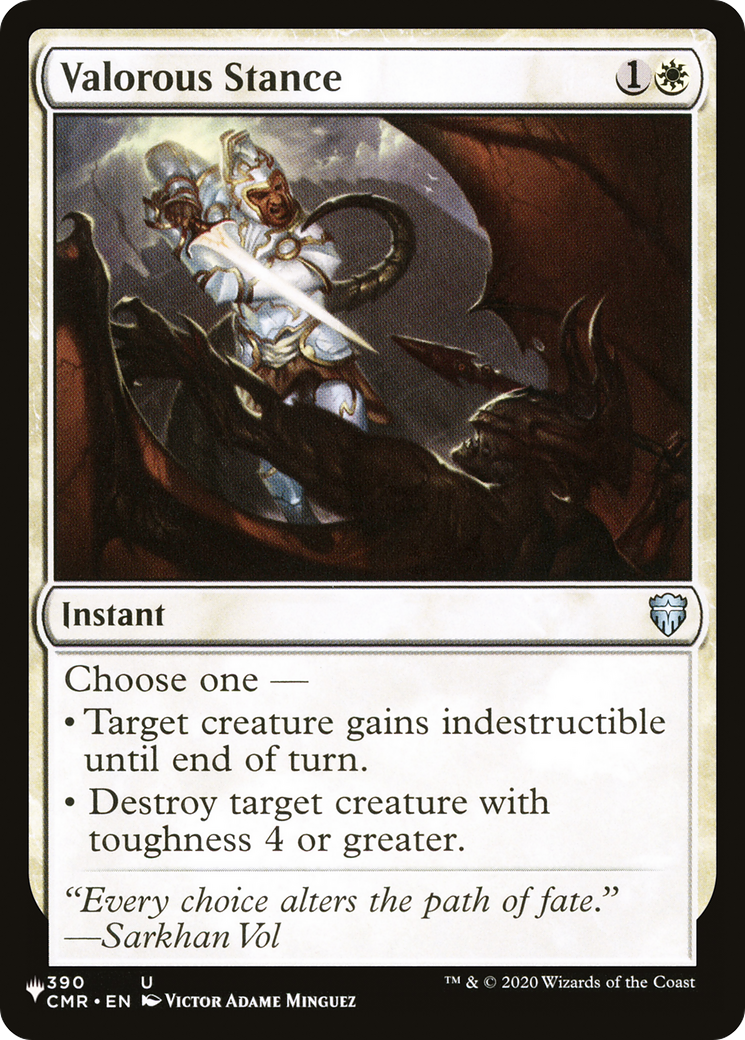 Image of Valorous Stance [The List]