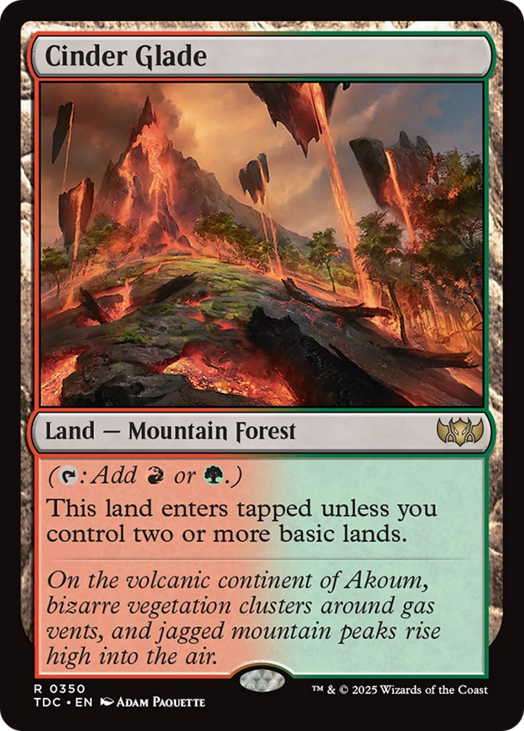 Image of Cinder Glade [Tarkir: Dragonstorm Commander]