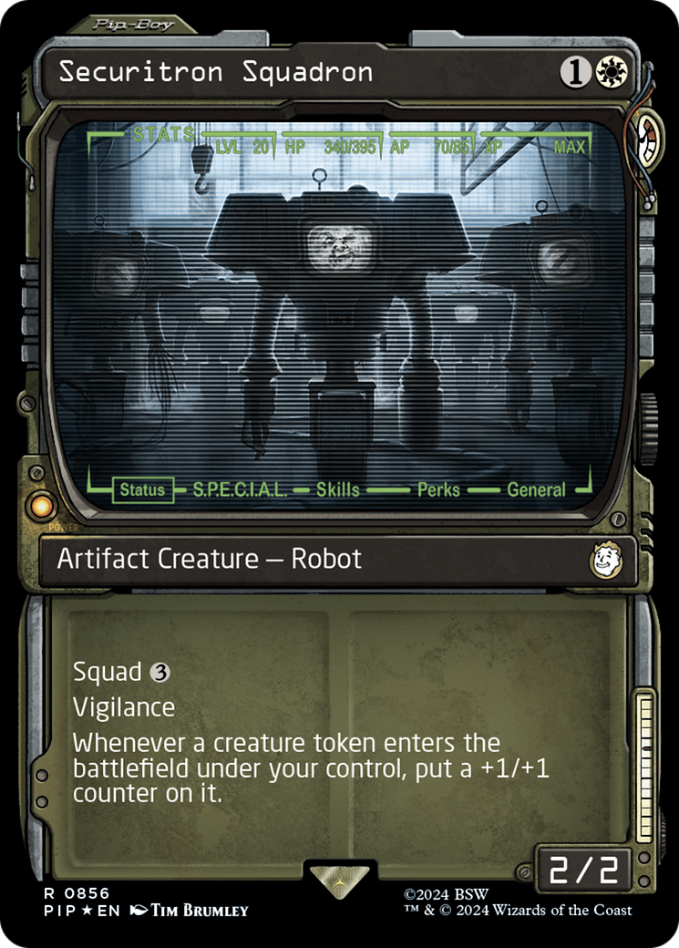 Image of Securitron Squadron (Showcase) (Surge Foil) [Fallout]