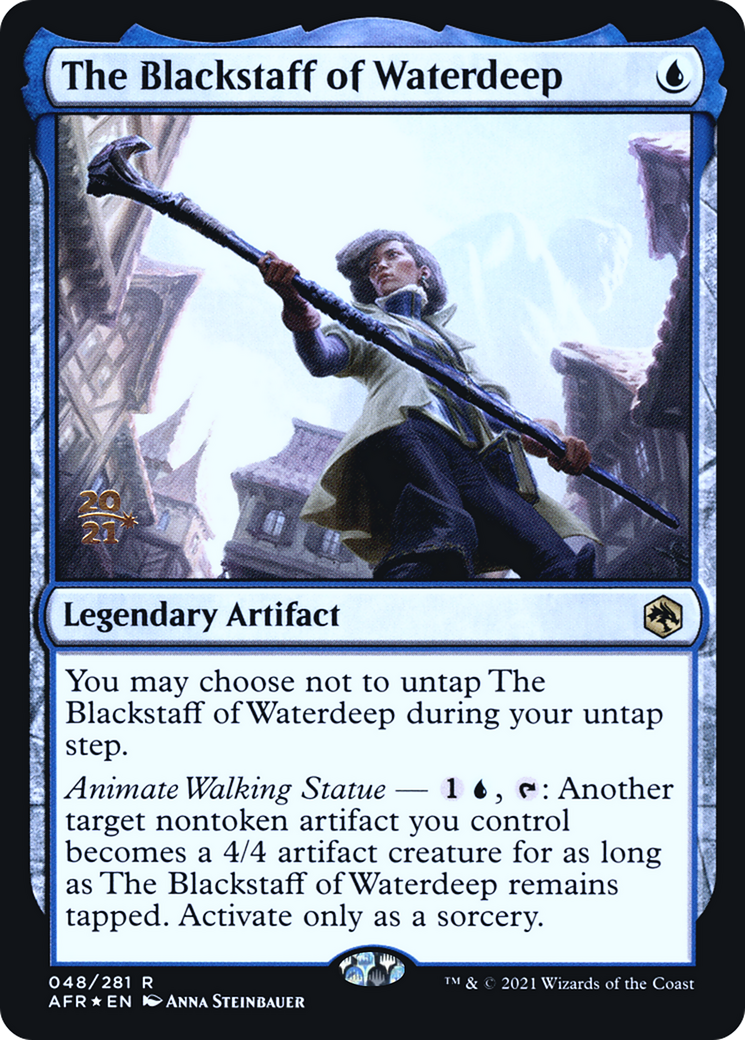 Image of The Blackstaff of Waterdeep [Dungeons & Dragons: Adventures in the Forgotten Realms Prerelease Promos]