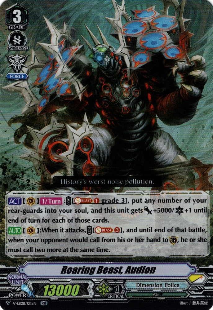 Image of Roaring Beast, Audion (V-EB08/011EN) [My Glorious Justice]