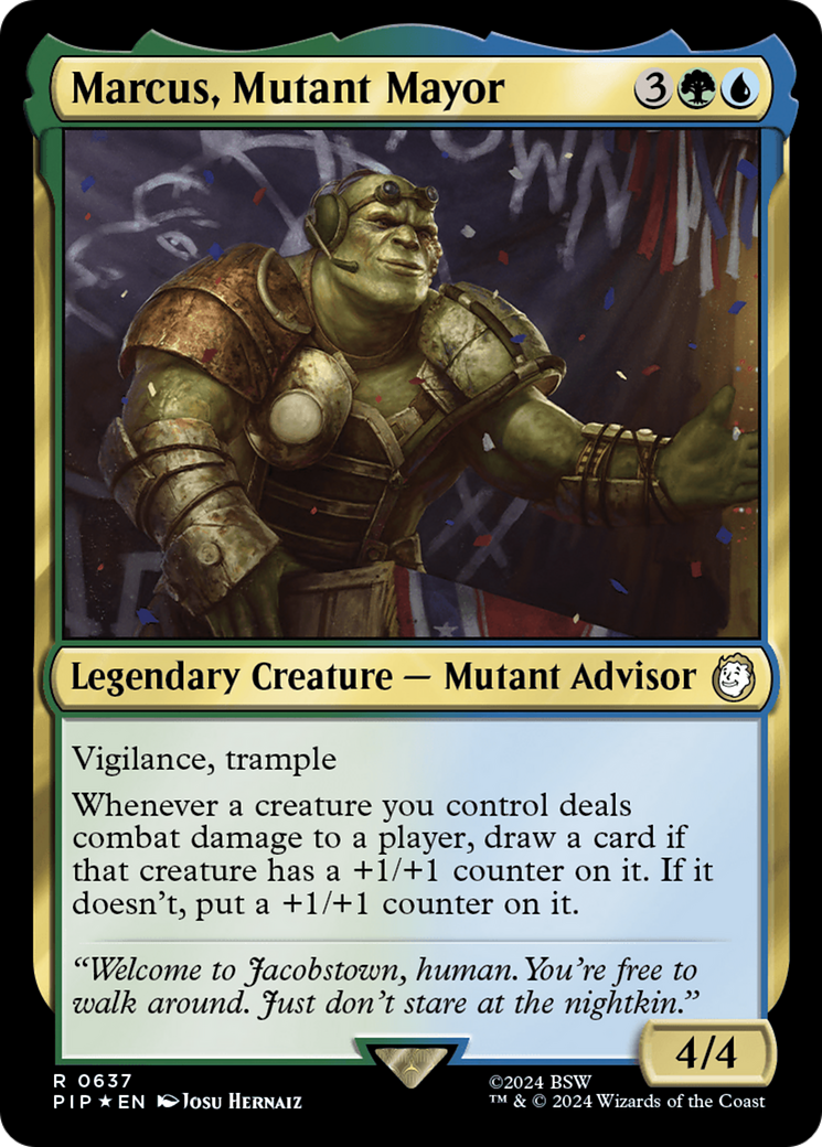 Image of Marcus, Mutant Mayor (Surge Foil) [Fallout]