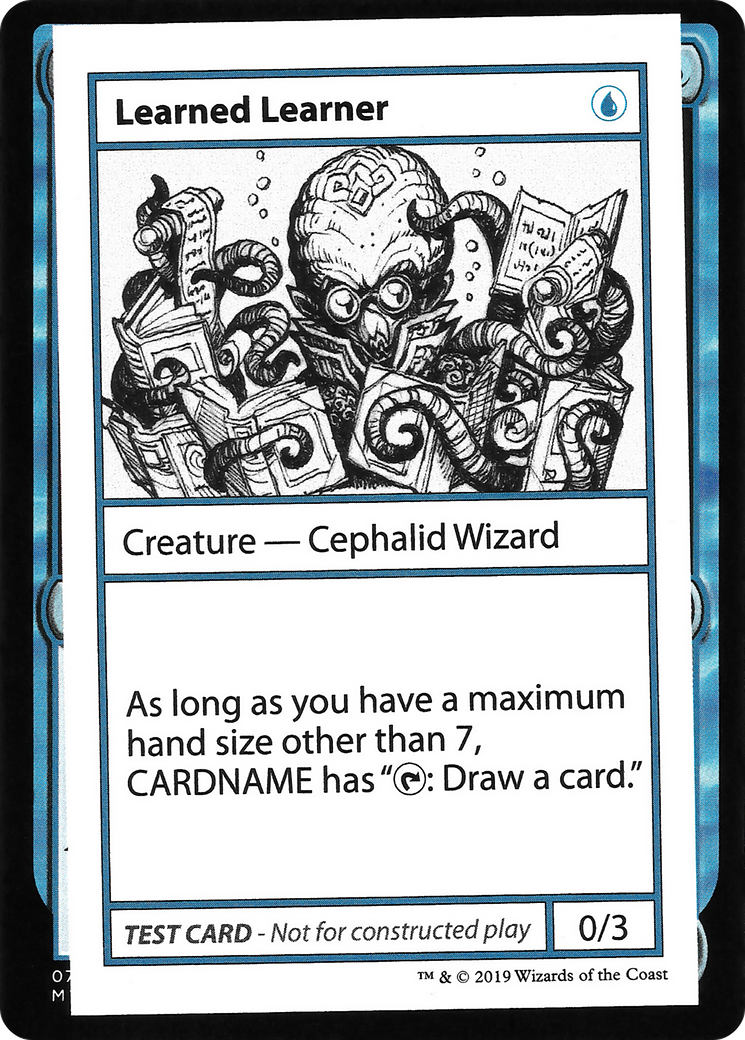 Image of Learned Learner (2021 Edition) [Mystery Booster Playtest Cards]