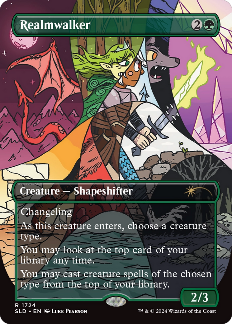 Image of Realmwalker (SLD-1724) - Secret Lair Drop (Borderless) Foil
