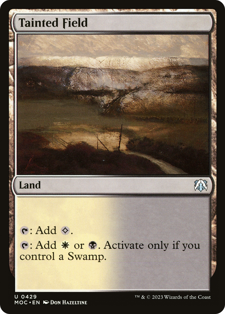 Image of Tainted Field [March of the Machine Commander]